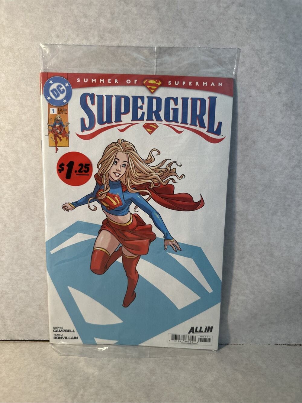 DC Comics SUPERGIRL Issue 1 Summer of Superman All In Sophie Campbell M21 New